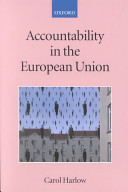 Copertina  Accountability in the European Union
