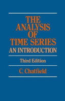 Copertina  The analysis of time series