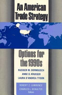 Copertina  An American trade strategy : options for the 1990s