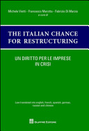 Copertina  The Italian chance for restructuring : un diritto per le imprese in crisi