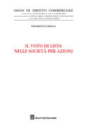 Copertina  Il voto di lista nelle società per azioni
