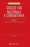 Copertina  Codice Iva nazionale e comunitaria [duplicato]