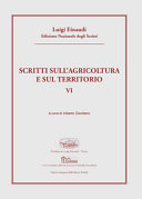 Copertina  6: Scritti sull'agricoltura e sul territorio
