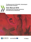 Copertina  Oslo Manual 2018 : guidelines for collecting, reporting and using data on innovation