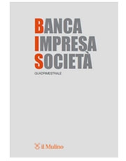 Copertina  Banca, impresa, società